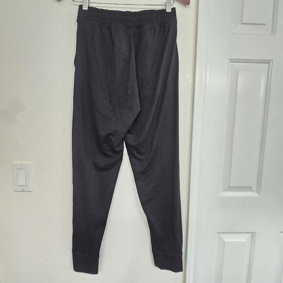 Women's Pink Victoria Secret Sport Fitted Pants Black M Side Pockets - Picture 4 of 4
